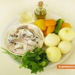 Ингредиенты для соуса из каракатицы