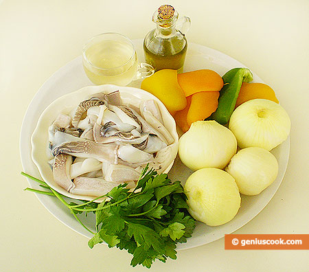 Ингредиенты для соуса из каракатицы