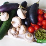Ингредиенты для овощей гриль
