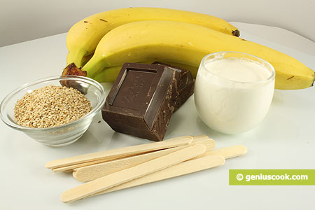 Ингредиенты для бананов в шоколаде