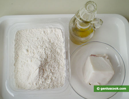 Ингредиенты для пшеничных тортилий