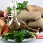 Ингредиенты для грибов с картошкой