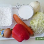 Ингредиенты для капустного пирога