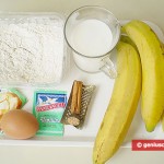 Ингредиенты для ямайских банановых блинчиков
