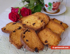 Рецепт ванильных сухарей с изюмом | Выпечка# | Гениальная кулинария ...