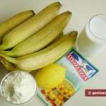 Ингредиенты для бананового мороженого