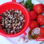 Ингредиенты для улиток с помидорами