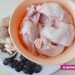 Ингредиенты для цыплёнка с черносливом и картофелем