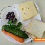 Ингредиенты для весёлых бутербродов