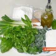 Ингредиенты для критских пирожков калицунья