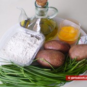 Ингредиенты для пирожков с картошкой