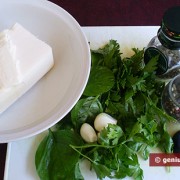 Ингредиенты для зелёного масла
