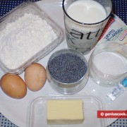 Ингредиенты для вафель с маком