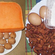 Ингредиенты для тыквенного чизкейка с орехами